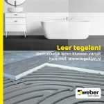 Lancering tegellijm.nl: doe-het-zelf advies en hulpmiddelen voor tegelprojecten met Weber tegellijm producten