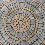 Mooi aangelegde sierbestrating in Haarlemmermeer met natuurstenen tegels in een tuinontwerp