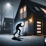 Illustratie huisbeveiligingsmaatregelen tegen inbraken in Amersfoort met sloten en camera's