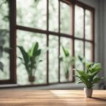 Selectie van populaire kantoorplanten zoals monstera, sansevieria en pothos in moderne kantooromgeving