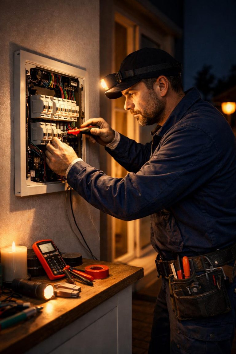 Elektricien Maastricht 24/7 spoedservice illustratie: snelle hulp bij elektrische storingen en noodsituaties dag en nacht bes
